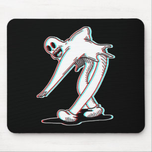 Koko The Clown Ghost Glitch Dancing Mouse Pad