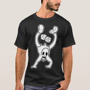 Koko The Clown Ghost Lucky Dice Handstand Gothic C T-Shirt