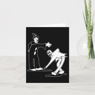 Koko The Clown Ghost Magic Dance Card