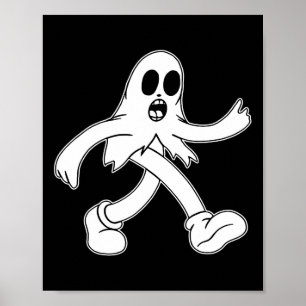Koko The Clown Ghost Sheet Ghost  Poster