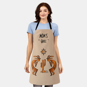Kokopelli And Cactus Apron