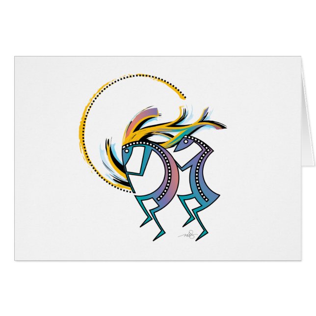 Kokopelli and Kokopelli Mana Card (Front Horizontal)