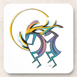 Kokopelli and Kokopelli Mana Coaster