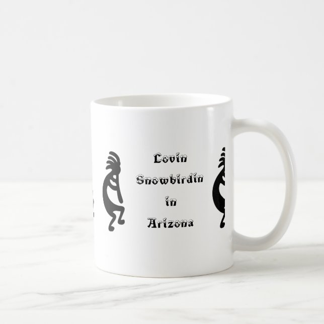 Kokopelli Arizona Snowbird Coffee Mug (Right)