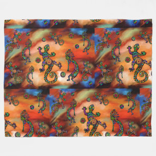 Kokopelli Art Fleece Blanket