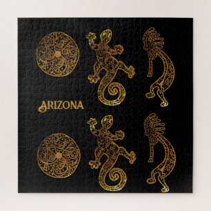 Kokopelli Art Jigsaw Puzzle