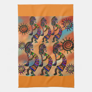 Kokopelli Art Kitchen Towel