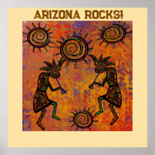Kokopelli Art  Poster