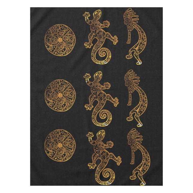 Kokopelli Art Tablecloth (Front)