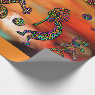 Kokopelli Art Wrapping Paper