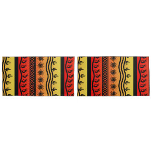 Kokopelli Aztec Tribal Pattern Southwestern Design Pillowcase