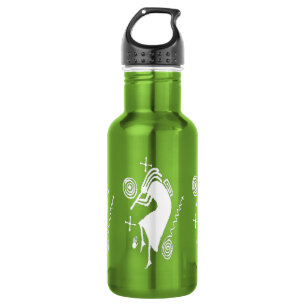Kokopelli Carving 18oz Water Bottle