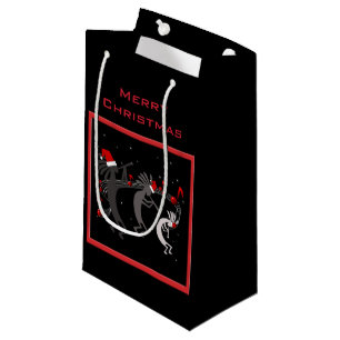 Kokopelli Christmas Small Gift Bag