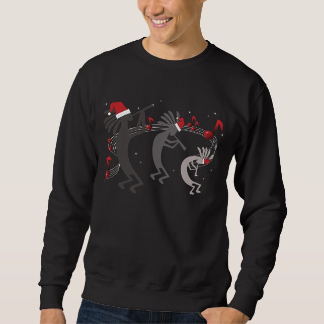 Kokopelli Christmas Sweatshirt (Front)