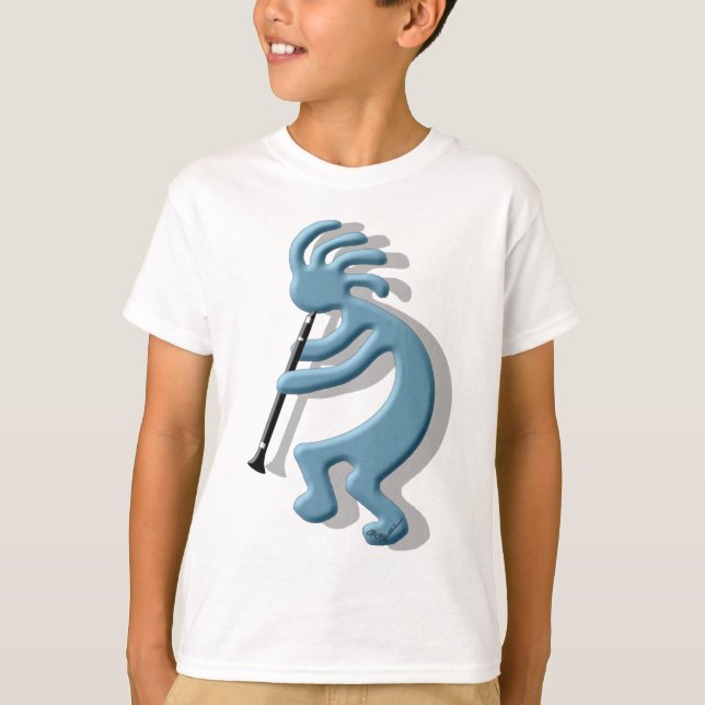 Kokopelli Clarinet T-Shirt (Front)