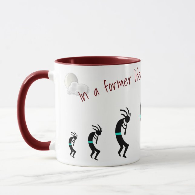 Kokopelli Coffee Cup Mug--Former Life (Left)