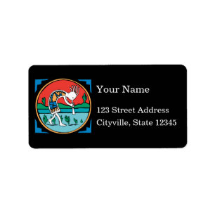 Kokopelli Colour Label