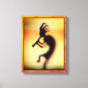 Kokopelli Deity Of Good Times Canvas Print