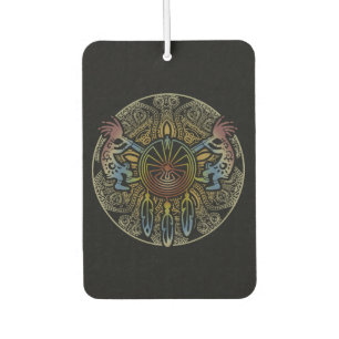 Kokopelli Duo - Man In The Maze - Dreamcatcher 1 Car Air Freshener