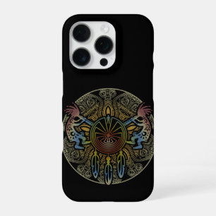 Kokopelli Duo - Man In The Maze - Dreamcatcher 1 iPhone 16 Pro Case