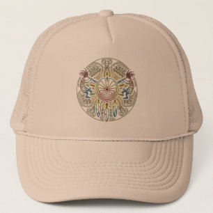 Kokopelli Duo - Man In The Maze - Dreamcatcher 1 Trucker Hat