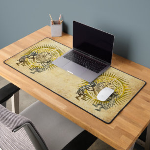 Kokopelli Duo - Man In The Maze - Sun 1 Desk Mat