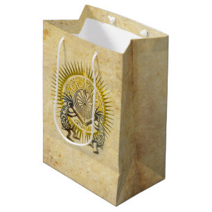 Kokopelli Duo - Man In The Maze - Sun 1 Medium Gift Bag