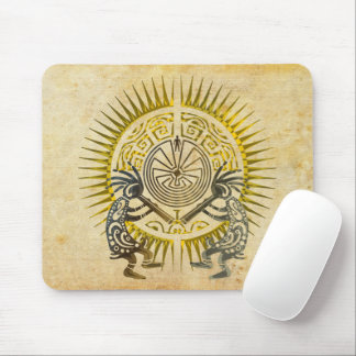 Kokopelli Duo - Man In The Maze - Sun 1 Mouse Pad