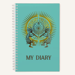 Kokopelli Duo - Man In The Maze - Sun 1 Notebook