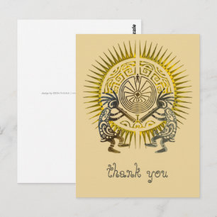 Kokopelli Duo - Man In The Maze - Sun 1 Postcard