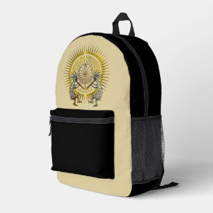Kokopelli Duo - Man In The Maze - Sun 1 Printed Backpack