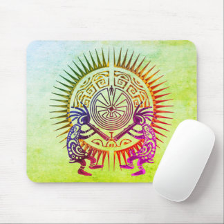 Kokopelli Duo - Man In The Maze - Sun 1a Mouse Pad