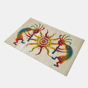 KOKOPELLI DUO SUN + your ideas Doormat