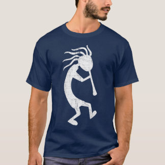 Kokopelli Flute Player Distressed Fertility amp Tr T-Shirt