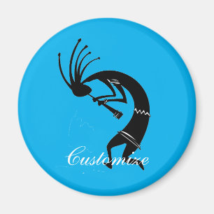 Kokopelli flute player Thunder_Cove Magnet