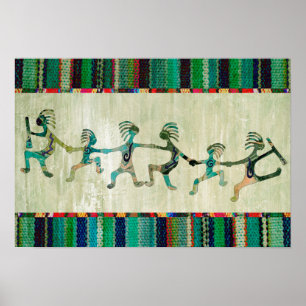 KOKOPELLI funny familiy + your ideas Poster