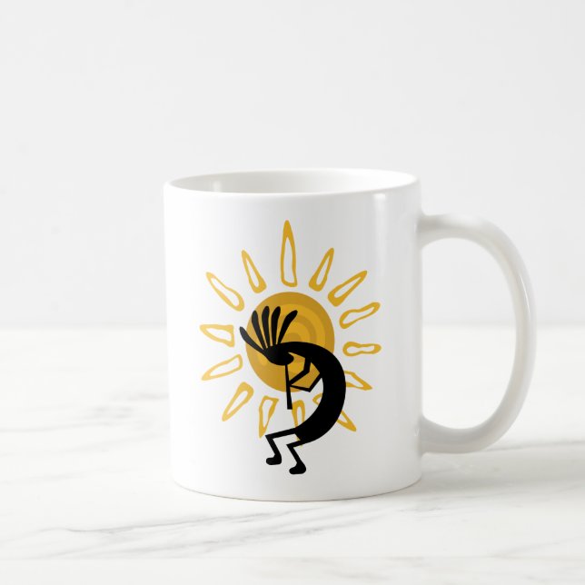 Kokopelli  Gold Mugs (Right)