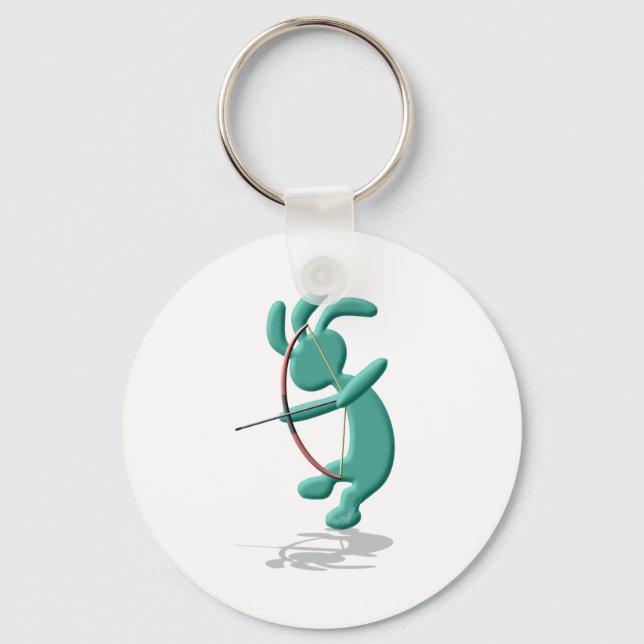 Kokopelli Kids Archery Key Ring (Front)