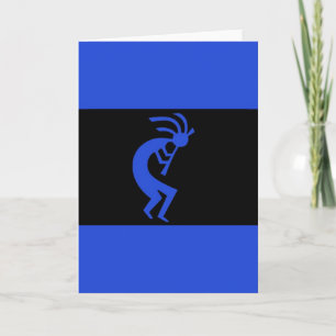 Kokopelli long Blue Card