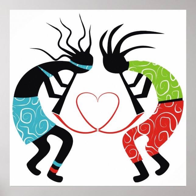 Kokopelli Love Posters (Front)