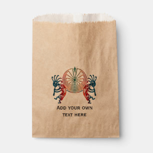 KOKOPELLI / MAN IN THE MAZE coloured + your ideas Favour Bag