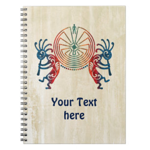 KOKOPELLI / MAN IN THE MAZE + your ideas Notebook
