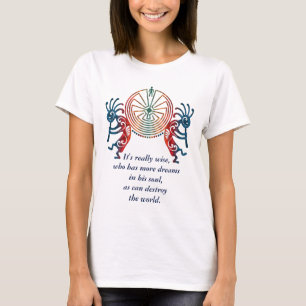KOKOPELLI / MAN IN THE MAZE + your text T-Shirt