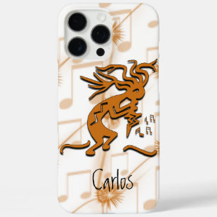 Kokopelli Merrymaker Musician With Musical Notes iPhone 16 Pro Max Case