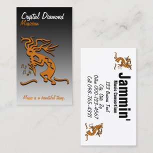 Kokopelli Musician Business Card