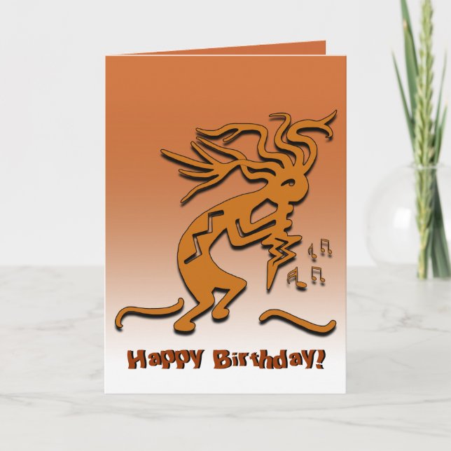 Kokopelli Musician Card (Front)