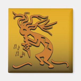 Kokopelli Musician Magnet