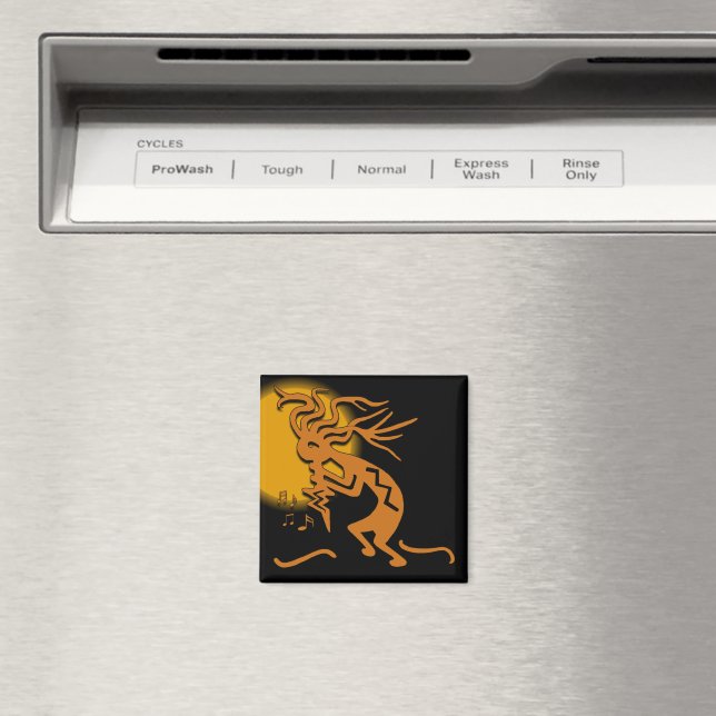 Kokopelli Musician Magnet (In Situ (Dishwasher))
