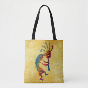 KOKOPELLI musician ornaments + your ideas Tote Bag