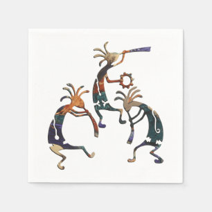 KOKOPELLI musician trio + your ideas Napkin